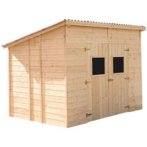 Casetta foresta in legno massello a pannelli 16 mm 280x200 senza pavimento - Foresta