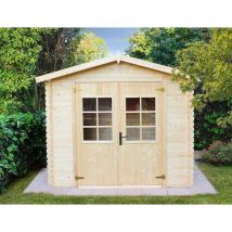 Gartenpro - Casetta in Legno 2.5x3 da Giardino Ricovero per Attrezzi Esterno Box Ripostiglio