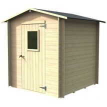 Thegoodgarden - Casetta in legno 2x2 Wanda - Box Capanno per Attrezzi Con Porta e Finestra 198x198 cm