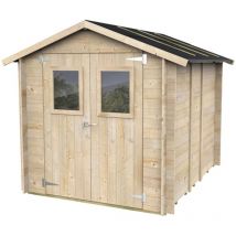 Alce - casetta in legno da giardino 'hobby' 198x248x215h cm