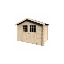 Décor Et Jardin - Casetta In Legno Gran Flodova. 28 Mm. 300x300 Cm. 8,88 M²