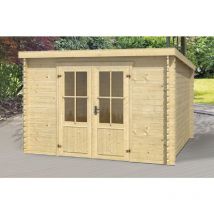 Casetta in legno india cm. 248X193 con pavimento