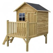 Domus - casetta da giardino per bambini in legno 'tomek' - 174x123x212 cm