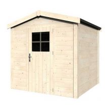 Casetta in Legno 2x2 a Pannelli 19 mm Moderna Casina Porta Attrezzi da Giardino