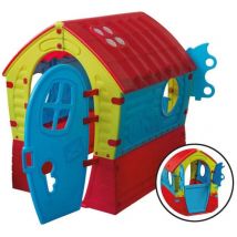 Sport1 - Casetta in Resina Plastica per Bambini da Giardino Esterno Gioco Bimbi Interno