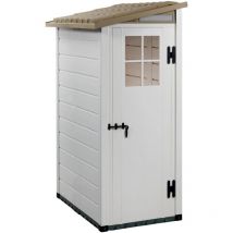 Garofalo - casetta da giardino in pvc 'tuscany evo 100.1p terrace' l.95 x p.139 x h.201