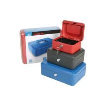 Cajas de caudales metálicas EHL serie Oporto - talla 25x18x9 cm Negro