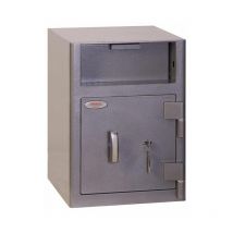 Cash Deposit Size 1 Secuity Safe Key Lock Gaphite Gey SS0996KD - Phoenix
