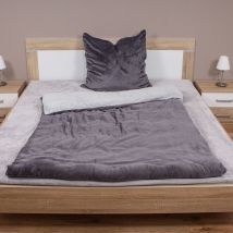 Cashmere Touch Wende-bettwäsche Uni Grau-m740076-grau