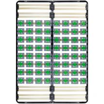 Monmobilierdesign - casi Sommier à lattes avec plots de soutien 160x200 cm sans pieds