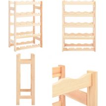 Casier à bouteilles pour 20 bouteilles Pinède - Range bouteille - Range bouteilles - Home & Living - Beige