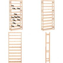 Vidaxl - Casier à bouteilles pour 77 bouteilles Pinède - Range bouteille - Range bouteilles - Home & Living - Beige