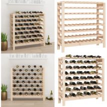 Casier à vin 109,5x30x107,5 cm Bois de pin massif - casier à vin - casiers à vin - Home & Living - Brun