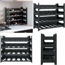 Casier à vin pour 24 bouteilles pp empilable - casier à vin - casiers à vin - Home & Living - Anthracite