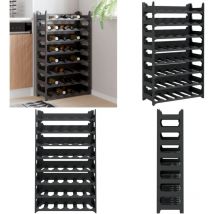 Casier à vin pour 48 bouteilles pp empilable - casier à vin - casiers à vin - Home & Living - Anthracite