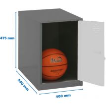 Simonrack - Vestiaire simonlocker dism. mini 475x400x500 mm an/bco - 475x400x500 0Kg