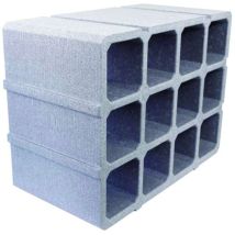 Casier Neops 12 Bouteilles – Sac poubelle – 1100 x 800/1300 x 2300 mm – 2 roues Ø 160 mm – Volume, Quantité par pack