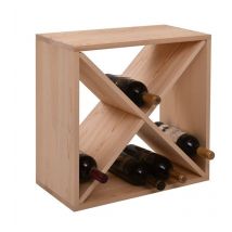 Casier range bouteille vin en bois naturel pour cave et cellier a vin - meuble de rangement bouteille de vin