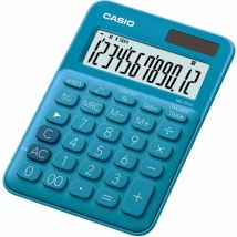 Liderpapel - casio Casio MS-20UC-BU - Bureau - Calculatrice basique - 12 chiffres - 1 lignes - Batterie/Solaire - Bleu (MS20UCBUS)