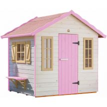 Green House - Casita de Madera para Niños cam Casas Fabricada en España Casita pintada, transporte incluido.