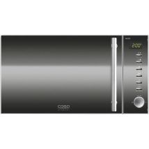 Caso Design - Caso Mg20 Ceramic Menu 2 In 1 Forno A Microonde Acciaio Inox, Nero 800 W Funzione Timer