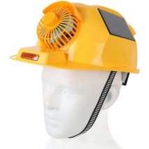Eosnow Casque à Double ventilateur avec casque de sécurité solaire léger pour la Construction et l'amélioration de l'habitat