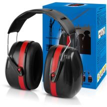 Ultrixe - Casque Anti Bruit Pliable Réglable avec Une Atténuation de snr 34dB, Protection auditive de travail, Confortable Adulte, Serre-tête Souple