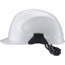 Casque de chantier CrossElectric avec molette, Blanc
