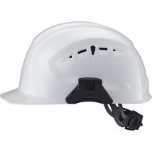 Casque de chantier CrossGuard avec molette, Blanc