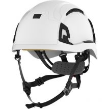Evo alta Casco de seguridad de malla ventilada Baseworker Blanco