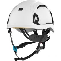 Evo alta Skyworker casco de seguridad de malla ventilada Blanco