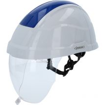 Kstools - Casque de sécurité de travail avec visière, bleu