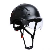 Casque de sécurité ventilé et réglable avec visière, casque de travail, casque de protection, casque de chantier