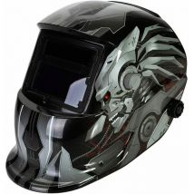 Famille - gabrielle Casque de soudage automatique - Casque de soudage avec 2 lentilles et 2 capteurs de filtre assombrissant réglables DIN9-13 pour