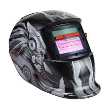 Casque de Soudure Automatique - Masque de Soudure avec 2 Lentilles et 2 Capteurs de filtre à ombre réglables DIN9-13 pour le soudage à l'arc de mig