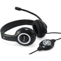 Equip - 245301 Casque et oreillette Casque filaire Casque appel/musique usb Type a Noir