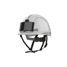 Casque EVOLite ventilé avec porte-badge - blanc JSP