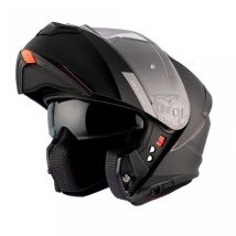 Casque Moto Modulable P/j Mt Helme Genesis Sv Noir Mat Taille L