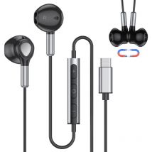 Casque USB C pour Samsung Galaxy S22 Ultra S21 FE S20 A53
