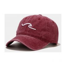 Casquette brodée en trois dimensions délavée pour femme, nouveau style Casquette de baseball polyvalente tendance de la rue pour homme