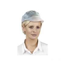 Coverguard - Lot de 10 - Boite de 100 Casquette simple jetable spp - Blanc Taille unique