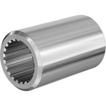 Casquillo toma de fuerza tipo d 80 mm para eje estriado eje cardán 1 3/8' 21 surcos apero tractor