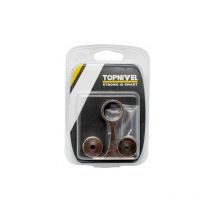 Casquillo Tubo Armario Soporte Central 19Mm Niquel Nivel 3 Pz