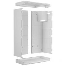Cassa ad incasso ad alta resistenza per centrale d'aspirazione qb Q200 CM021Q - Aertecnica