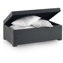 Cassapanca Da Giardino In Resina Diva - Antracite