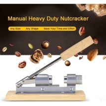 Fitags - Casse-Noisette Manuel Heavy Duty Nuts Cracker En Bois Poignée Casse Noix Ustensiles à Pâtisserie—