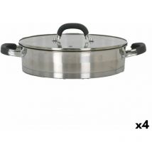 Quttin - Casserole avec couvercle deglass 2,2 l (4 pièces)