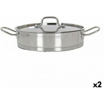 Quttin - Casserole avec couvercle deglass 5,3 l (2 pièces)