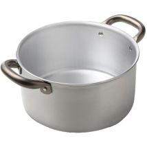 Casseruola Professionale Cuoco In Alluminio Manici Rivettati 16 Cm