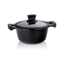 Casseruola in alluminio pressofuso 24 cm + coperchio in vetro - 12219 Kela line